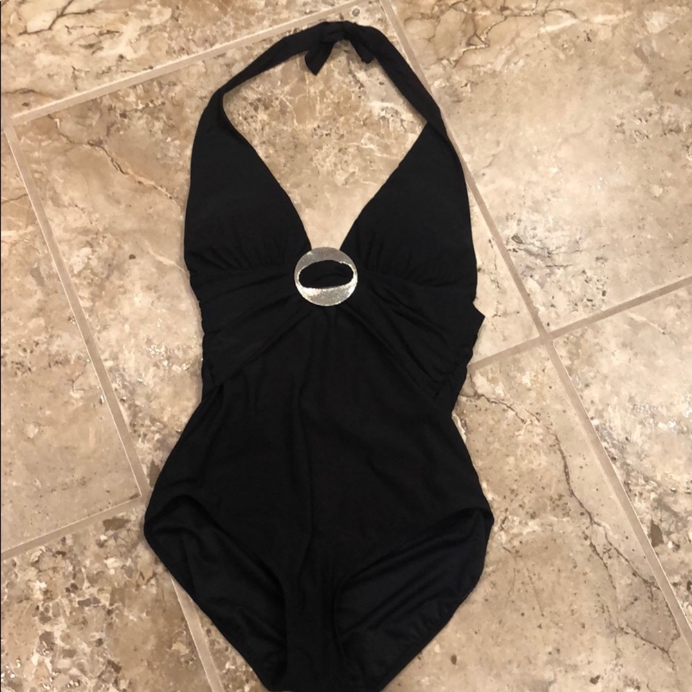 NWT • Black Contours 10/34 Swimsuit